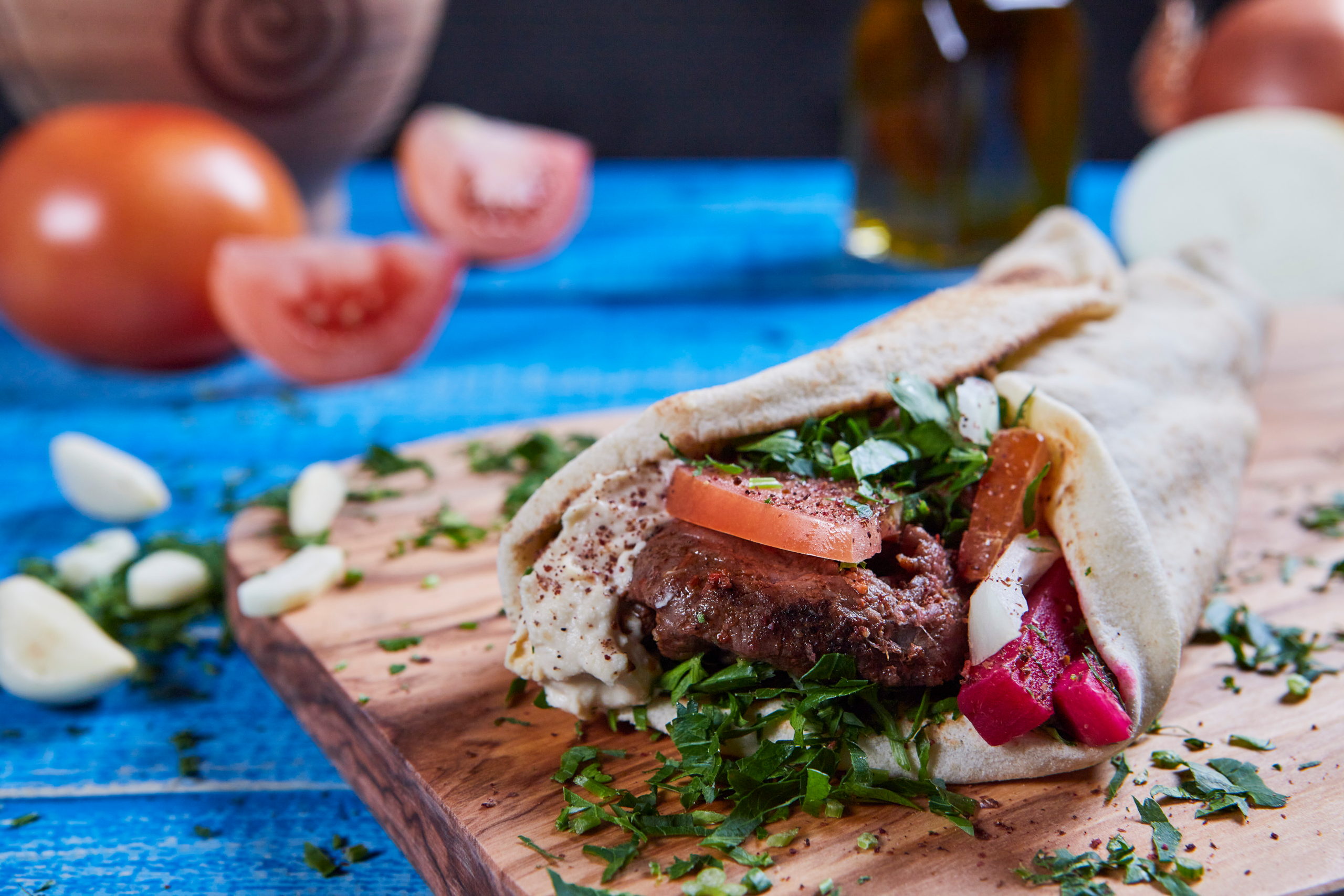 Beef Kebab Wrap