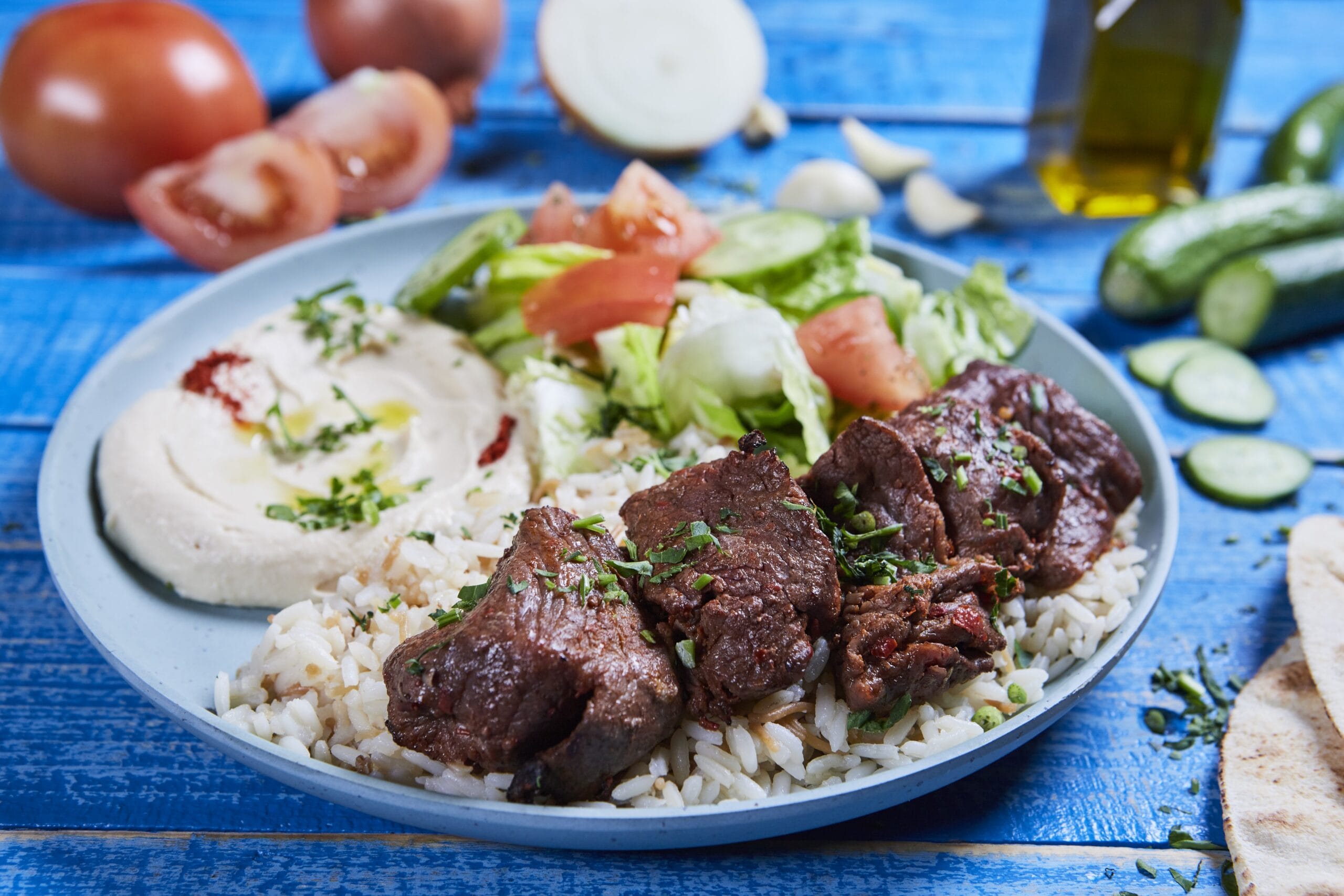 Lamb Kebab Plate